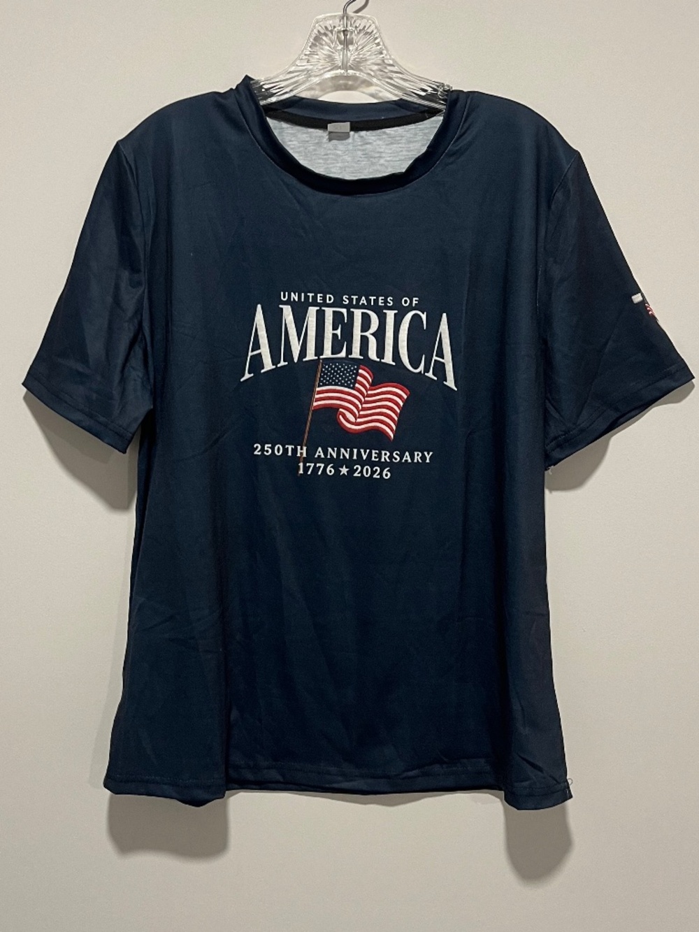 United States of America 1776–2026 250th anniversary Tee Shirt, Size XL NWT